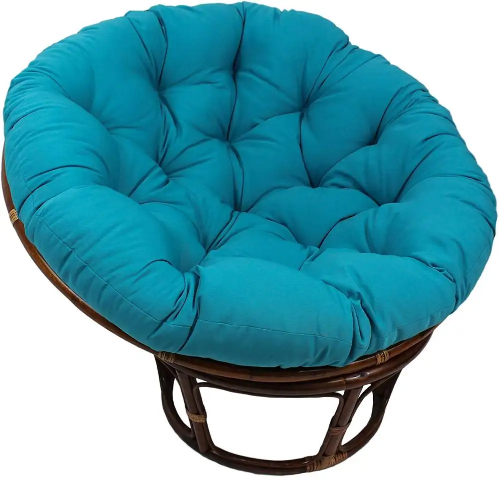 Rattan Round Chair Patio Papasan Kissen bezug im Freien