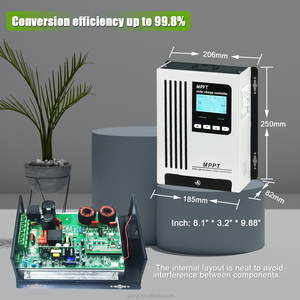 Solar Dc Charger 45A 30a 50a 70a Mppt Solar Charge <strong>Controller</strong> 12v 24v Battery Panel System Oem Customized Solar Charger - Product Image 3