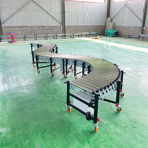 Electric Roller <strong>Conveyor</strong> Telescopic Line Lifting Turning Small Assembly Line <strong>Conveyor</strong> Belt <strong>Loading</strong> and <strong>Unloading</strong> Turning Machine - Product Image 4