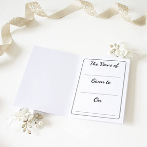 2 His and Her Promise <strong>Vow</strong> <strong>Books</strong> for Wedding, Soft Cover <strong>Vow</strong> <strong>Book</strong> <strong>Vow</strong>-<strong>book</strong> Custom Gold Foil Lettering Journal Notebook