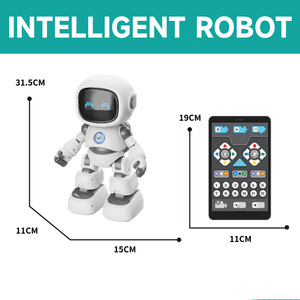 Robot de control remoto de proyección interactiva de 2,4 GHz, juguete con batería recargable programable, robot para caminar y bailar - Product Image 4