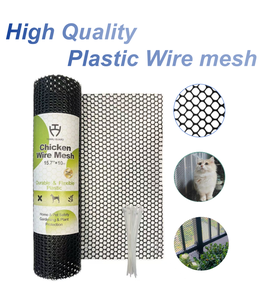 Zwart Plastic Hekwerk 8Mm-15.7 ''X10ft Voor Bescherming Van De Pluimveehouderij Voorkomen Dat Kuiken Ontsnappen, Roofdieren Verminderen Stress - Product Image 2