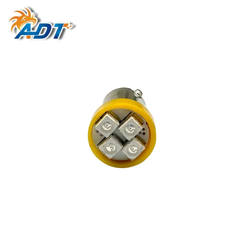 ADT 4 leds SMD3528 BA9S 6 V AC & DC Quare pinball bombillas led