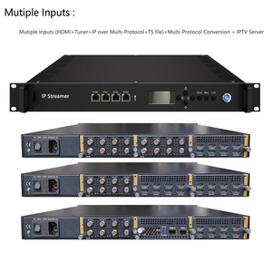 IPストリーミングメディアプレーヤーHD DVB-T2 DVB-S2マルチチャンネル入力プロトコル変換およびIPTVシステム用 - Product Image 4
