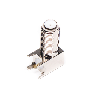 Alüminyum ve paslanmaz çelik gövde bakır kontakları ile PCT için yüksek hızlı veri iletimi F tipi koaksiyel konnektör PCB - Product Image 5