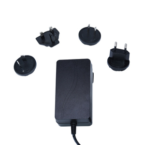 低能耗SMPS 9V 12V 15V 18V <span class=keywords><strong>19V</strong></span> 20V 24V 36v可互换插头24V 2A开关交流DC电源适配器