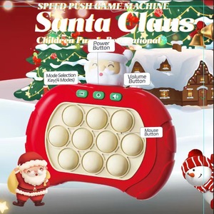 クリスマスクイックプッシュバブルゲームサンタクロースパズルゲームキッズスピードプッシュゲームマシンライトアッププロインイットプロおもちゃキッズ用 - Product Image 3