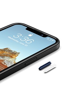 Mat sert kabuk için iPhone 13 Pro ve 13 Pro Max lüks yüksek kaliteli iş adamı buzlu PC çizilmeye dayanıklı telefon kılıfı - Product Image 4