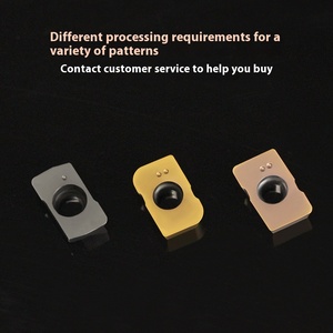 Custom OEM Support-High Precision Right Angle CNC Milling <strong>Cutter</strong> with R0.8 Fine Grinding Knife Capsules 060308 YPHW 100308 - Product Image 3