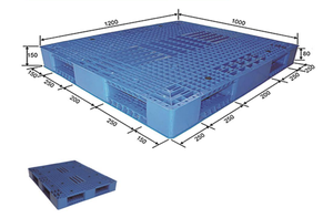 Chất lượng cao nhiệm vụ nặng một mặt cho <span class=keywords><strong>Pallet</strong></span> wfp tùy chỉnh <span class=keywords><strong>4</strong></span> chiều nhập <span class=keywords><strong>Pallet</strong></span> Nhựa bền và giá rẻ - Product Image 6