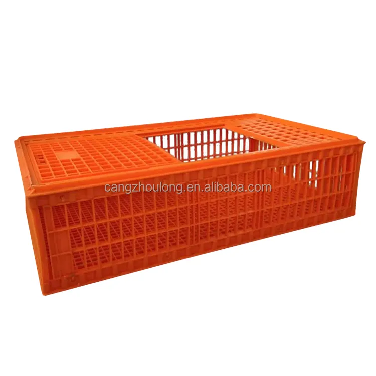 Caja de plástico plegable para transporte de aves de corral, jaula de transporte para aves de corral, patos, YYB-LMC-01