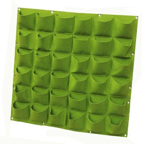 Bolsa Para Macetas Verticales De Fieltro De Lana Con moliples Bolsillos Para Colgar En La Pared, идеальный пара сорт пантан. - Product Image 5