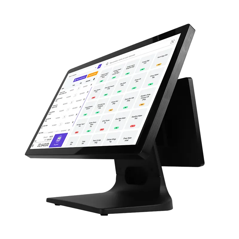 OKE 15 Zoll POS Terminal Fenster/Android Touchscreen POS All In One Aio Mit Dual Display