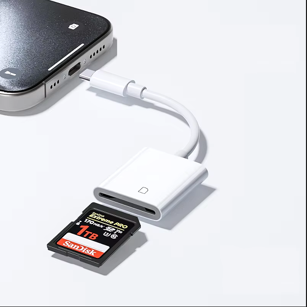 type-c vers carte SD