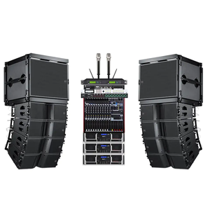 Custodia compatta Pro Audio Sound PA System Live Concert Program eventi doppio altoparlante Line Array da 8 pollici - Product Image 6