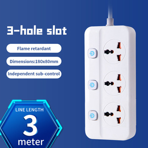 <strong>Multi</strong>-<strong>function</strong> Hole <strong>Socket</strong> 3-position Power <strong>Socket</strong> Board <strong>with</strong> <strong>USB</strong> and Type-c Europe United Kingdom Universal Plug Board