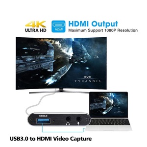 4k输入HDMI到USB3.0采集卡适配器1080P HDMI Loopout录像机采集卡用于OBS捕捉游戏直播 - Product Image 6
