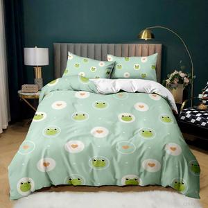 Polyester Colorful Printed Duvet Cover Set Microfiber Queen and king Size Bedding Set Kids Bedding Bed - Product Image 4