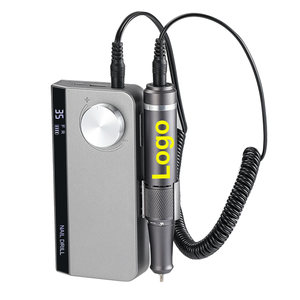 Tırnak matkap makinesi 35000rpm profesyonel özel Logo E dosya el parça Uv <span class=keywords><strong>501</strong></span> manikür makinesi
