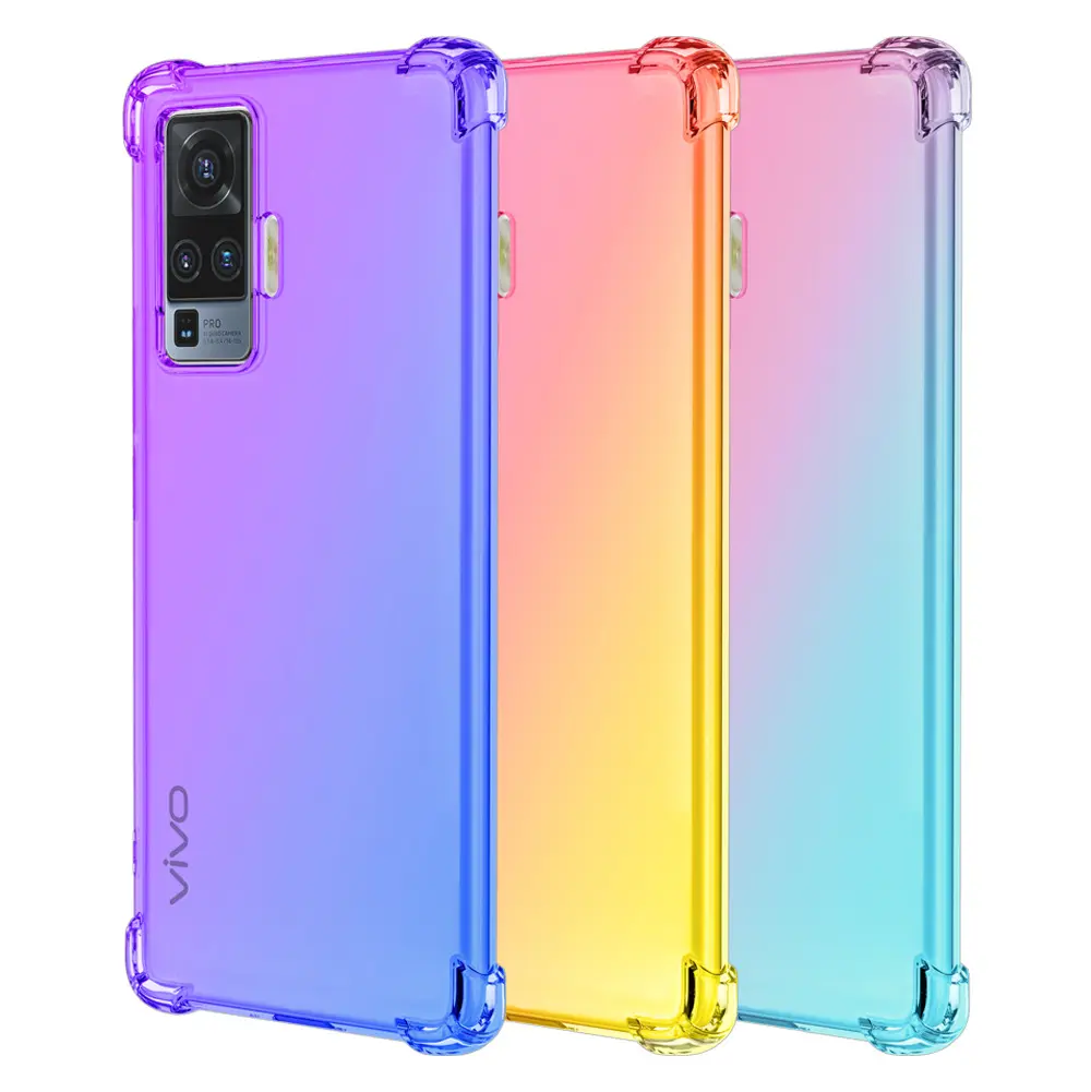Shockproof 1.5MM Soft Tpu Case Gradient Case For Vivo V17 Pro Phone Case