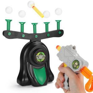 Electric Hover Ball Shooting Noctilucence Toy Manual Soft Bullet Gun Shooting Floating Flying Suspended Ball Fun for <strong>Kid</strong> - Product Image 1