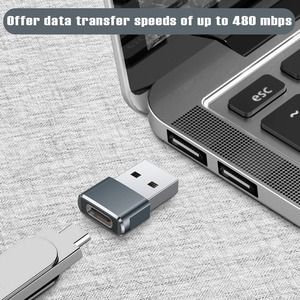 USB-C Buchse zu einem männlichen OTG-Ladegerät USB zu USB C Adapter Konverter für Smartwatches Telefone Tablets Mehr Adapter & Anschlüsse - Product Image 4