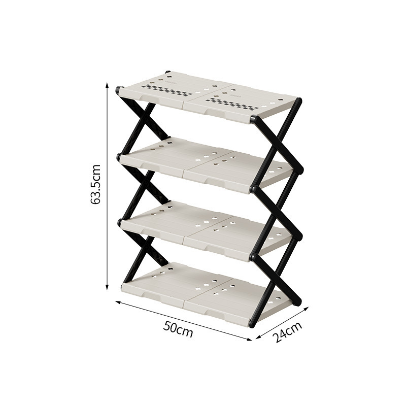 4-layer 50cm - (No installation required) Creamy Style