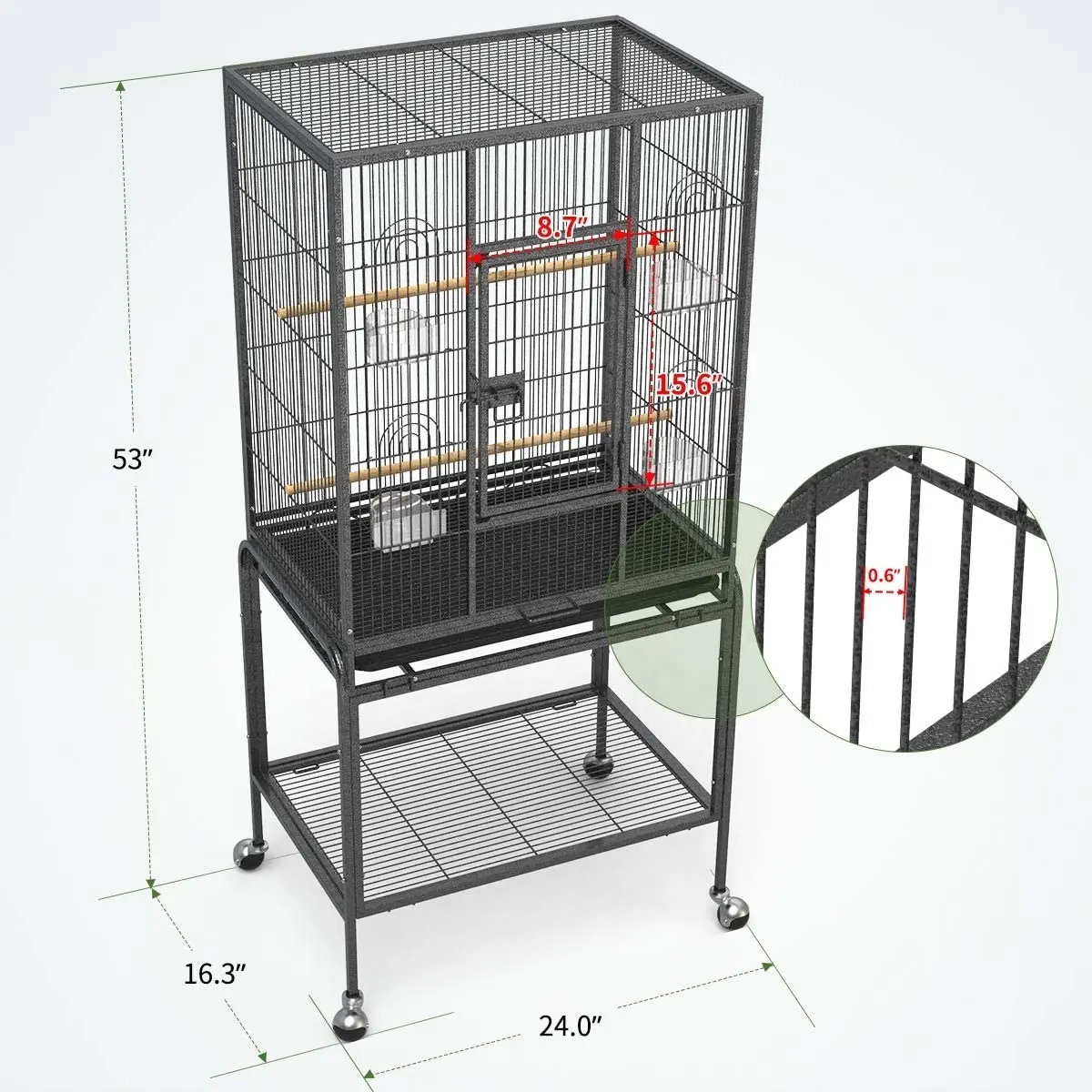 Produttore In Acciaio Inox Gabbia Per Uccelli Uccello Allevamento di Grandi Dimensioni Grandi Gabbie di Uccelli Per La Vendita