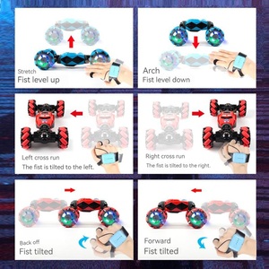 高速2.4g360度ハンドジェスチャセンシングツイスターRCスタントドリフトデュアルリモートコントローラー車のおもちゃライト付き子供用 - Product Image 5