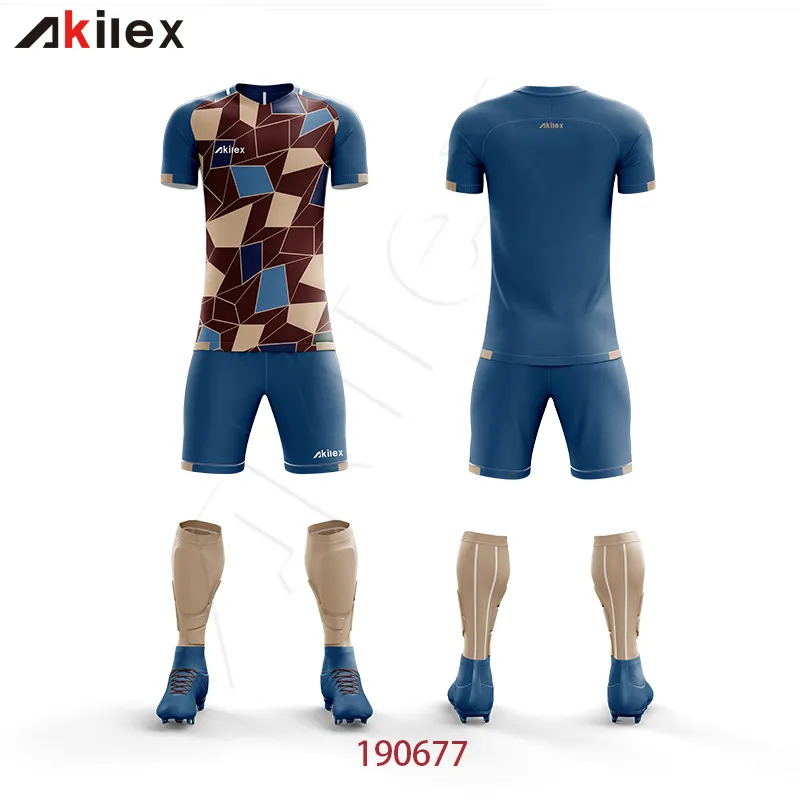 custom football shirt maker soccer soccer uniforms sets with socks