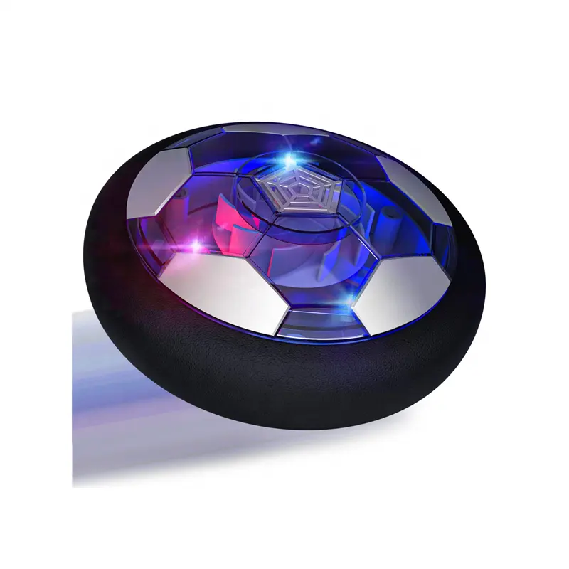 Hover bola de futebol de ar recarregável, brinquedos para meninos, bola de futebol flutuante com luz led e atualizada, amortecedor de espuma