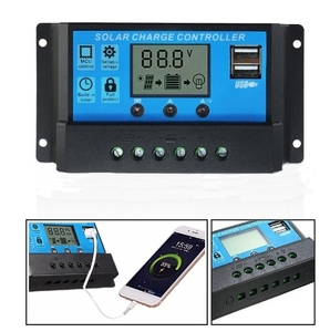 10A Solar <strong>Charge</strong> <strong>Controller</strong> with LCD Modules - Product Image 2