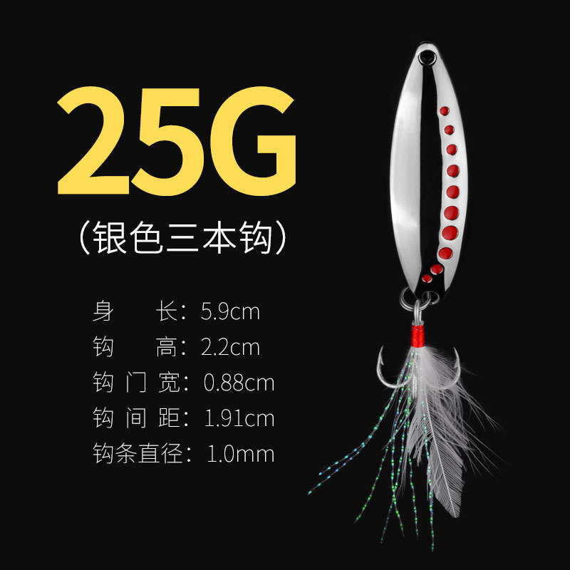 HY002 Leech, Silver, 25g
