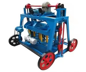 Grande tipo manual bloco móvel do bloqueio que faz a máquina eficiente para a linha de produção do tijolo do cimento que processa