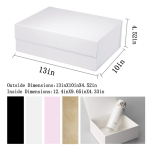 Özelleştirilmiş lüks mıknatıs hediye kağıt karton özel Logo manyetik hediye ambalaj kutusu - Product Image 4