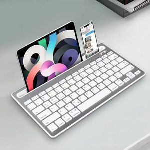 IOSAndroid Winシステムと互換性のある電話Ipadタブレット用のポータブル充電式ミニワイヤレスキーパッドBluetoothキーボード - Product Image 4