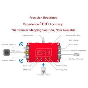 高精度RTK GNSSデータロガー、高精度RTK PPKデータロギング、測量およびマッピング用のcm精度GNSSレシーバー - Product Image 2