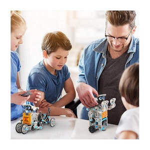 12 in1ソーラーロボットサイエンスキットDIYアセンブリ教育ソーラーロボット玩具 - Product Image 4