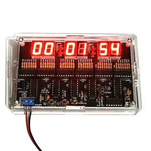 Kit di orologio digitale a circuito a 6 cifre, DC4.5V-5.5V, acrilico-facile da usare per l'insegnamento e la formazione - Product Image 1