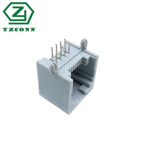 YZlink özel RJ12 dişi konnektör 8P8C sağ bağlantı noktası PCB Jack RJ11 ağ arabirim soketi - Product Image 2