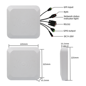 Precio de fábrica RFID Lector de etiquetas de ganado 15M E710 Lector RFID UHF integrado con antena TCP/IP RS232 RS485 8dbi UHF RFID - Product Image 6