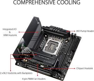 ASUS ROG Strix-Placa base AM5 con WiFi para juegos, nueva placa base para escritorio, compatible con doble canal de memoria, 64GB de RAM integrada
