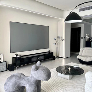 Proyector de Diamante Negro ALR de 150 pulgadas, pantalla de cortina de proyección de bisel ultra estrecho, marco fijo de rechazo de luz ambiental de gran tamaño - Product Image 5