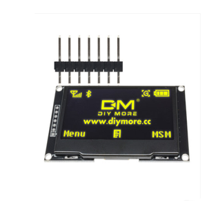 OLED ekran modülü 2.42 "SPI/IIC yüksek çözünürlüklü ekran LCD ile pin satır
