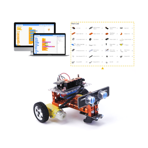 Weeemake-Kit de robótica programable 2WD para coche, Robot Educativo Compatible con Arduino