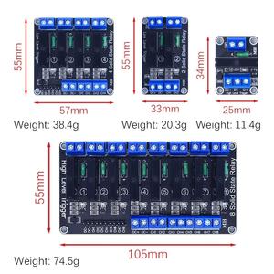 5V <strong>Relay</strong> 1 2 4 8 Channel SSR High Low Level Solid State <strong>Relay</strong> Module 250V 2A - Product Image 2