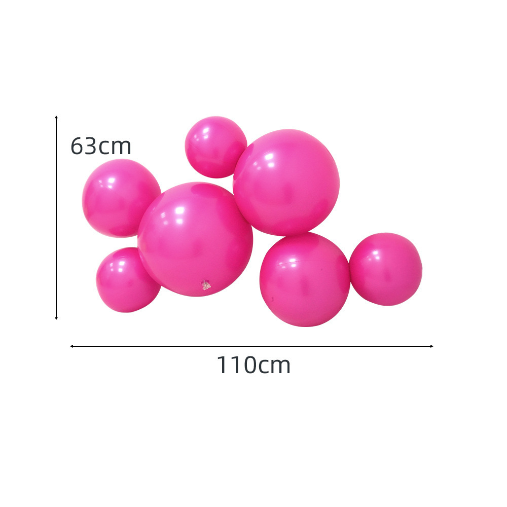 Rose red 7pcs