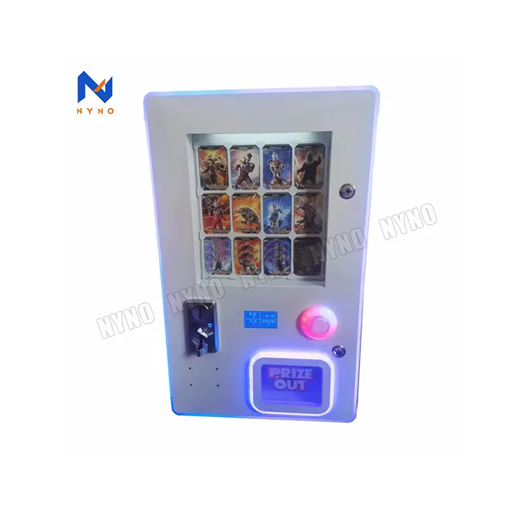 Factory custom card twist game machine card dispenser sticker card vending machine for sale