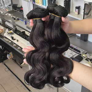 Unprocessed Vietnamese Virgin Cuticle Intact Hair Bundle Vendors Double Drawn Weft Raw Vietnamese Temple Human Hair Extensions - Product Image 1