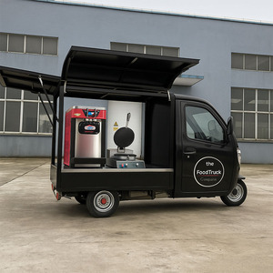 Trang bị đầy đủ nhà hàng 3 bánh xe ba bánh điện Piaggio APE Tuk tuk di động cà phê thanh giỏ hàng cà phê cửa hàng để bán - Product Image 5